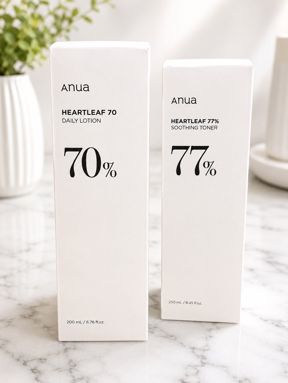 Anua Heartleaf 77 Toner + 70 Daily Lotion NEW Korean Glass Skincare Duo ✨